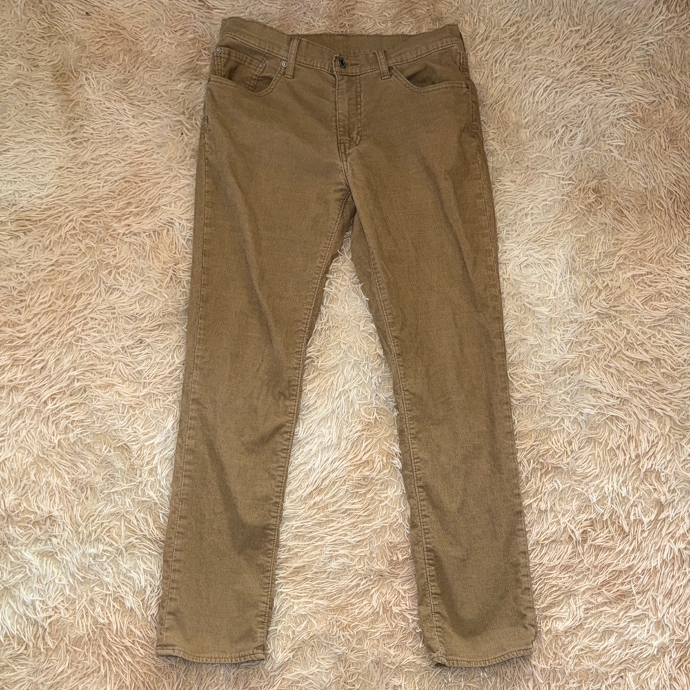 Levi's 511 Men's Corduroy Pants in Tan - 33Wx32L
